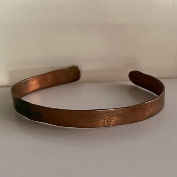 Vtg. COPPER CUFF/BANGLE BRACELETS -  Set of 5, early 1900's - Picture 10 of 11